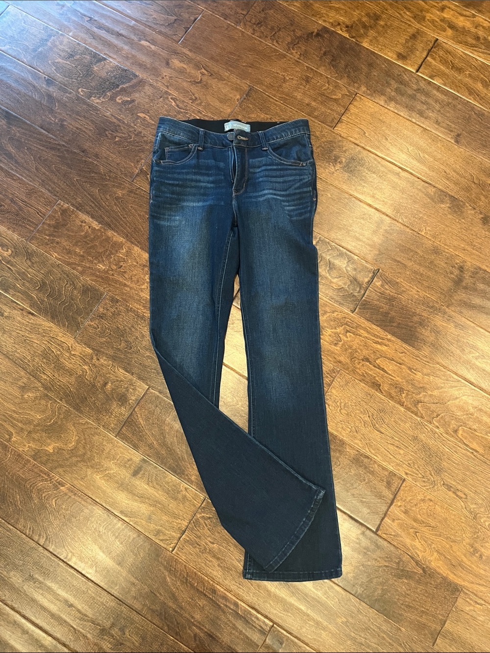 Wit & Wisdom Dark Blue Bootcut Jeans - Classic Stretch Denim